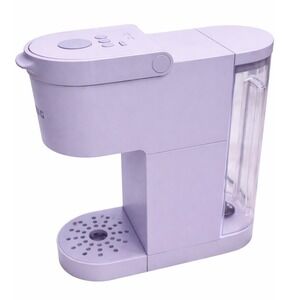 Keurig K-Mini Go Coffee Maker Violet Single Serve K-Cup Brewer 42oz Tested Works